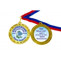 Медали выпускникам детского сада на заказ - именные, цветные (42)